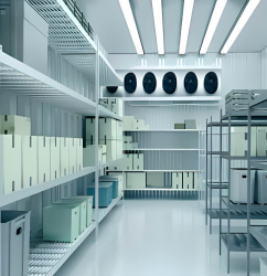 Typical Industrial Cold Storage Refrigeration System